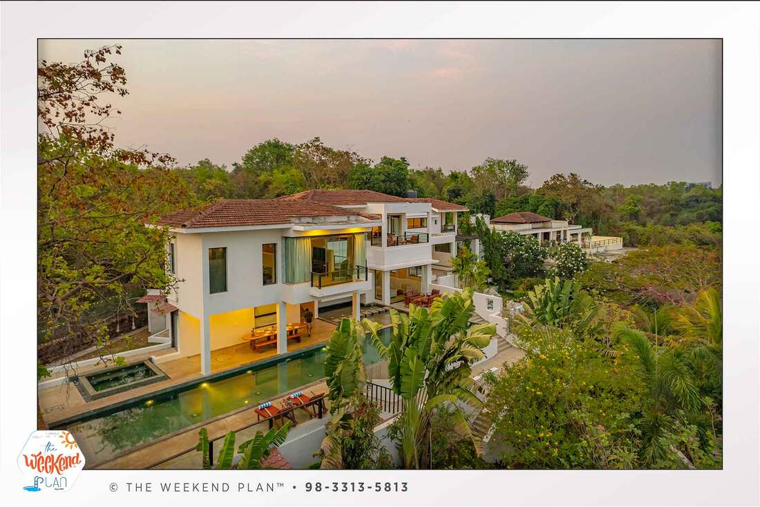 luxury villa in candolim for rent with pool