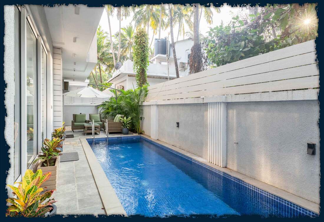 saffronstays aria private pool luxury villa
